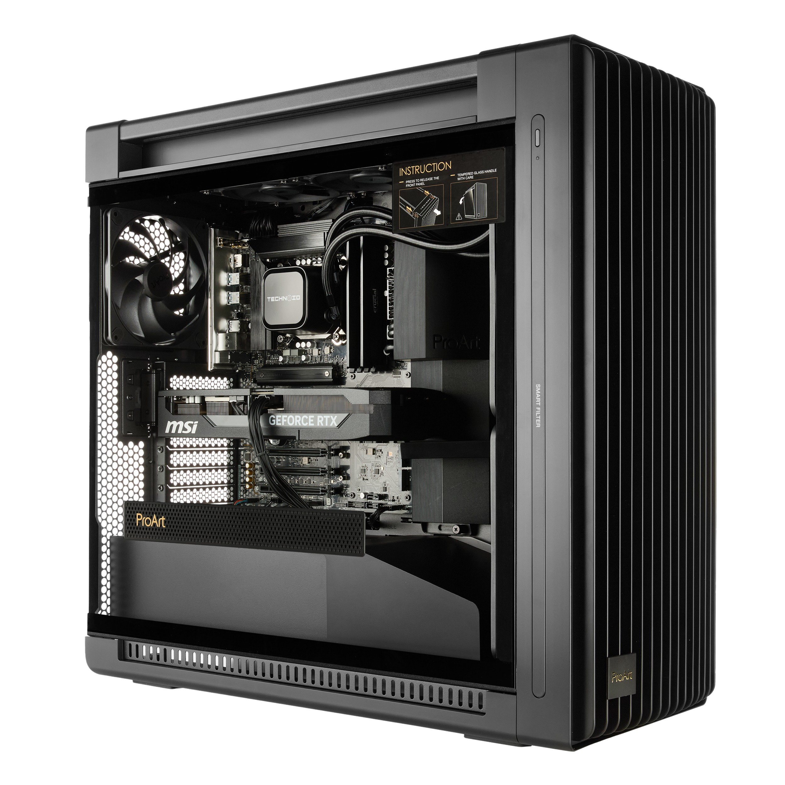 TECHNOID KNIGHT B1 - Intel Ultra Core 9 285KF - Nvidia GeForce RTX 5070 Ti - 64GB DDR5 - 2TB NVMe - W 11 PRO