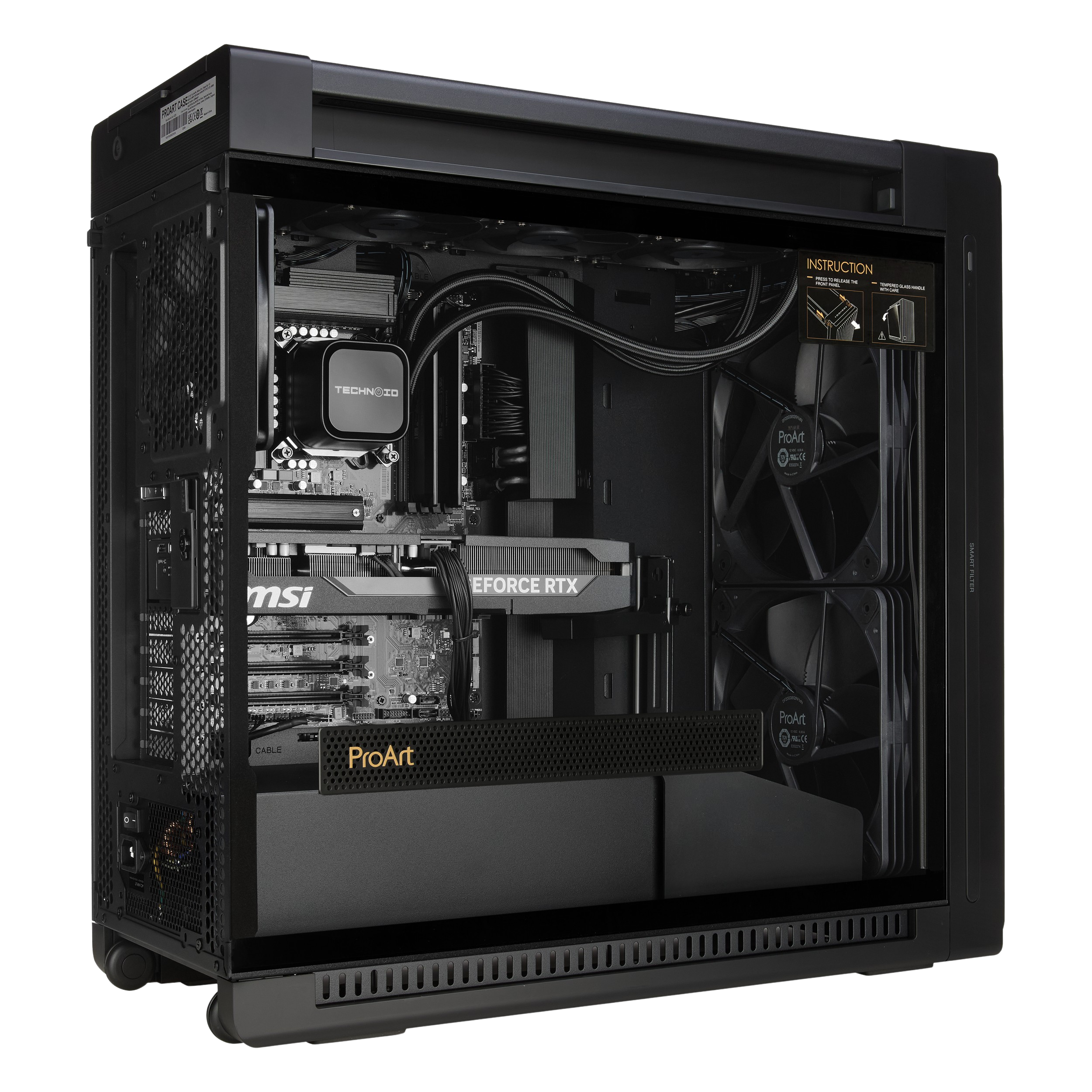 TECHNOID KNIGHT B1 - Intel Ultra Core 9 285KF - Nvidia GeForce RTX 5070 Ti - 64GB DDR5 - 2TB NVMe - W 11 PRO