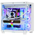 TECHNOID Frozen Gaming PC - RTX 5070 - AMD Ryzen 7 7800X3D - 32GB DDR5 - 2TB SSD - Win 11 PRO - AI Ready - 850w 80 Plus Gold PSU - VR Compatible - White