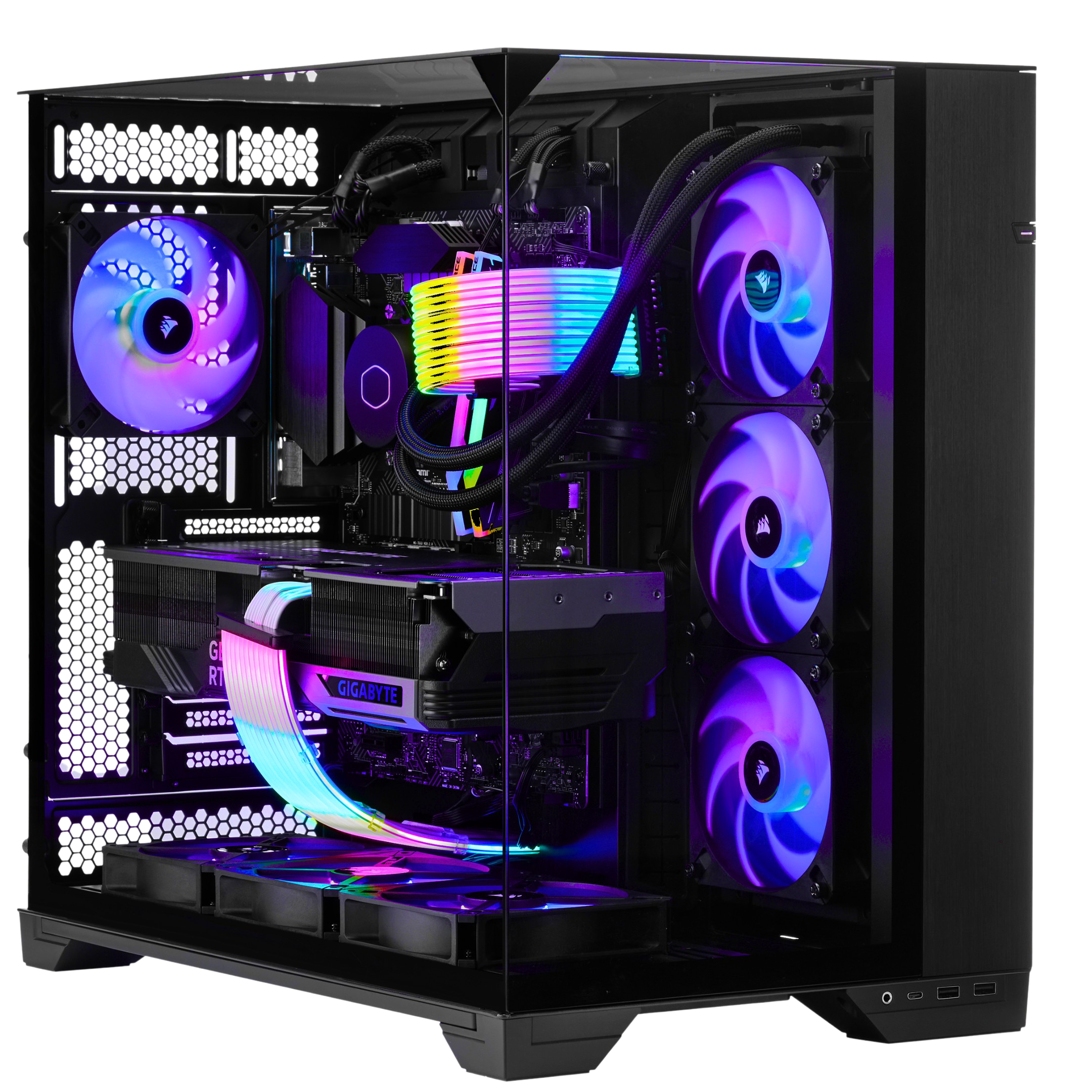 TECHNOID Ignite Gaming PC - AMD Ryzen 7 9800X3D, 64GB Ram, 2TB SSD, RTX 5080 , Windows 11 Pro
