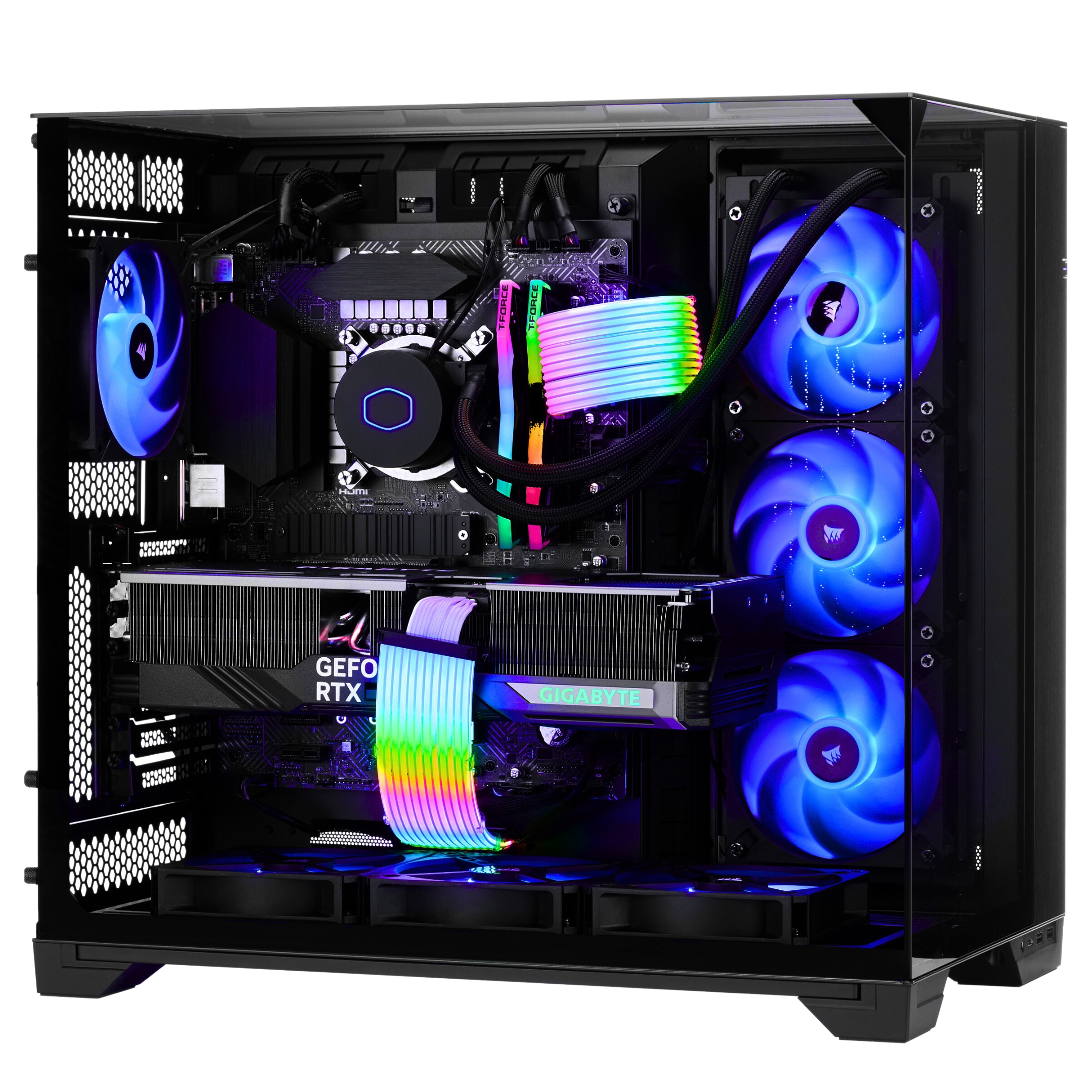 TECHNOID Ignite Gaming PC - AMD Ryzen 7 9800X3D, 64GB Ram, 2TB SSD, RTX 5080 , Windows 11 Pro