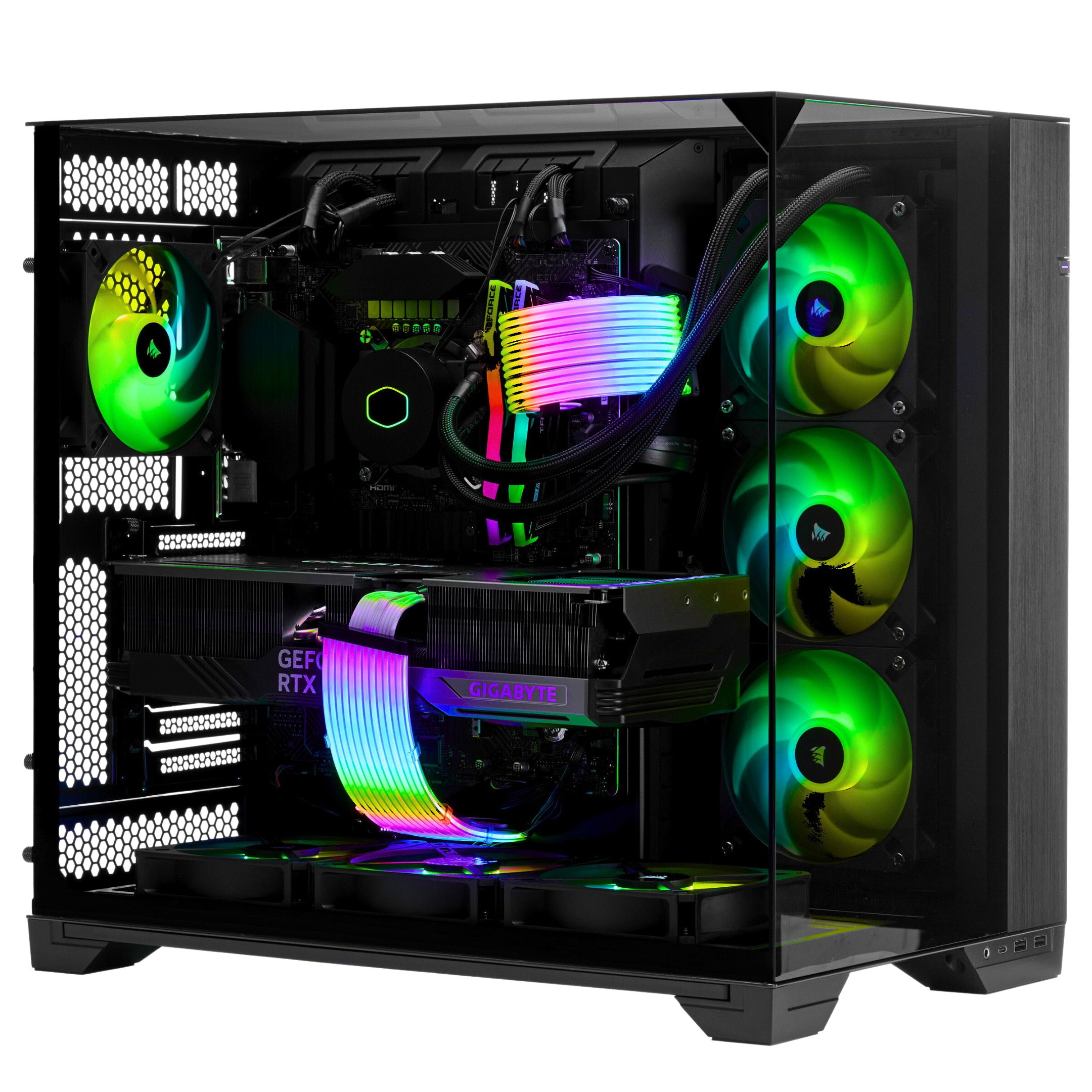 TECHNOID Ignite Gaming PC - AMD Ryzen 7 9800X3D, 64GB Ram, 2TB SSD, RTX 5080 , Windows 11 Pro
