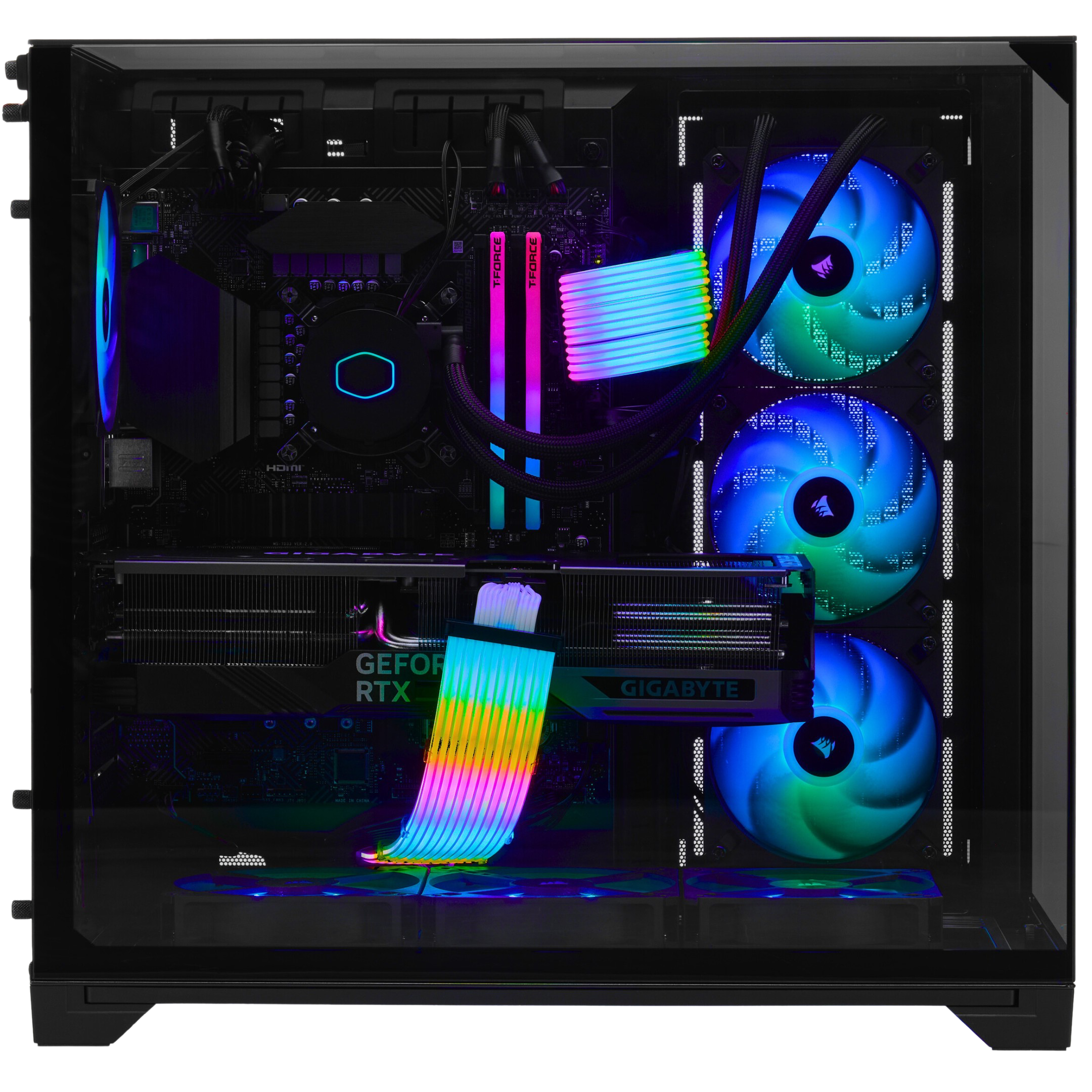 TECHNOID Ignite Gaming PC - AMD Ryzen 7 9800X3D, 64GB Ram, 2TB SSD, RTX 5080 , Windows 11 Pro