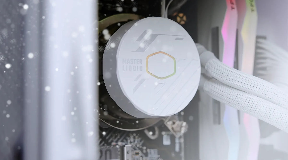 Icy White Series Gaming Computer