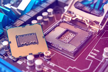 CPU processor beside motherboard socket in gaming and multitasking PC build