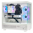 TECHNOID Glass Gaming PC - GeForce RTX 5060 Ti - AMD Ryzen 5 9600x - 32GB DDR5 - 2TB SSD - Win 11 PRO - AI Ready - VR Compatible - White