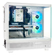 TECHNOID Glass Gaming PC - GeForce RTX 5060 Ti - AMD Ryzen 5 9600x - 32GB DDR5 - 2TB SSD - Win 11 PRO - AI Ready - VR Compatible - White