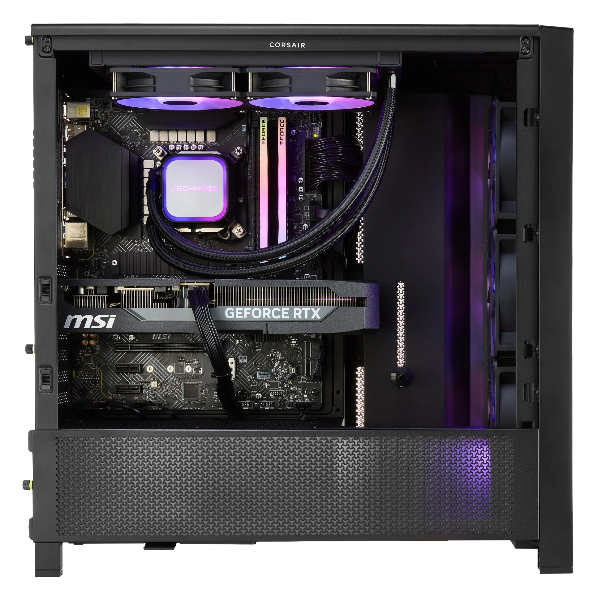 TECHNOID Ultimate Gaming PC - GeForce RTX 5090 - AMD Ryzen 7 9800X3D - 64GB DDR5 - 2TB SSD - Win 11 PRO - AI Ready - 1000w 80 Plus Gold PSU - VR Compatible - Black