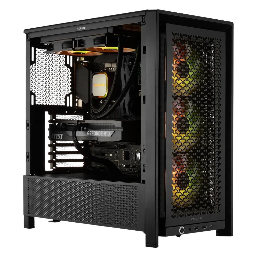 TECHNOID Ultimate Gaming PC - GeForce RTX 5080 - Intel Core Ultra 7 270K Plus - 32GB DDR5 - 1TB SSD - Win 11 PRO - AI Ready - VR Compatible - Wifi Bluetooth - Black