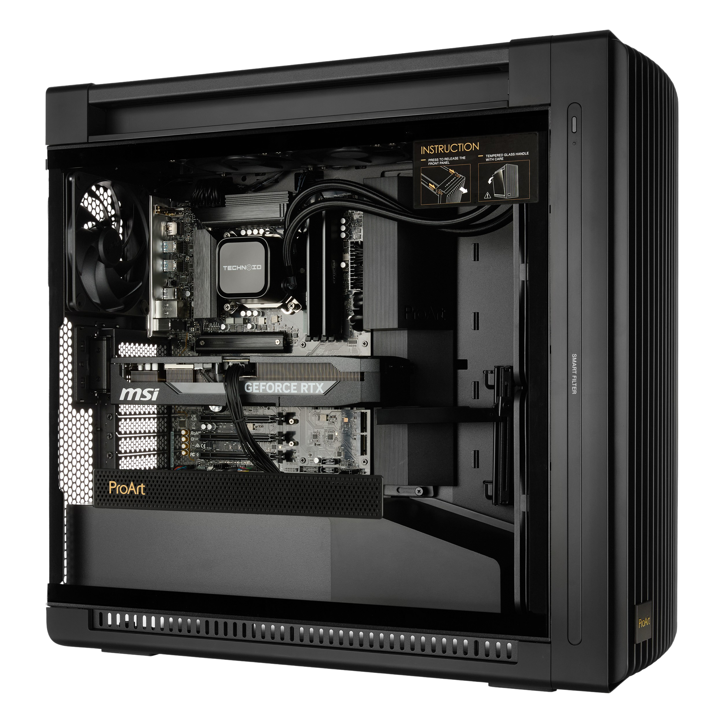 TECHNOID KNIGHT B2 - Intel Ultra Core 9 285KF - Nvidia GeForce RTX 5080 - 64GB DDR5 - 2TB NVMe - W 11 PRO
