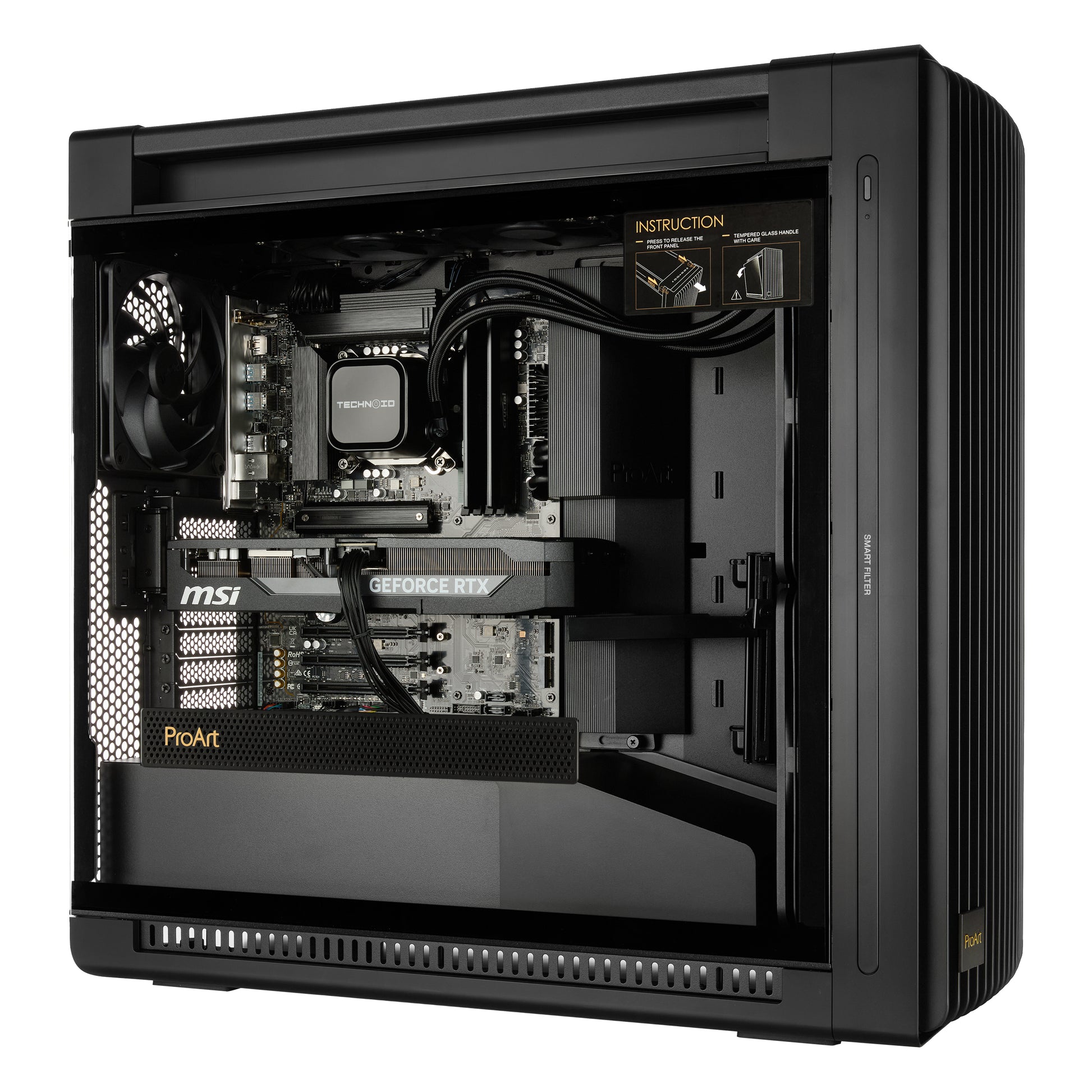 TECHNOID KNIGHT B1 - Intel Ultra Core 9 285KF - Nvidia GeForce RTX 5070 Ti - 64GB DDR5 - 2TB NVMe - W 11 PRO