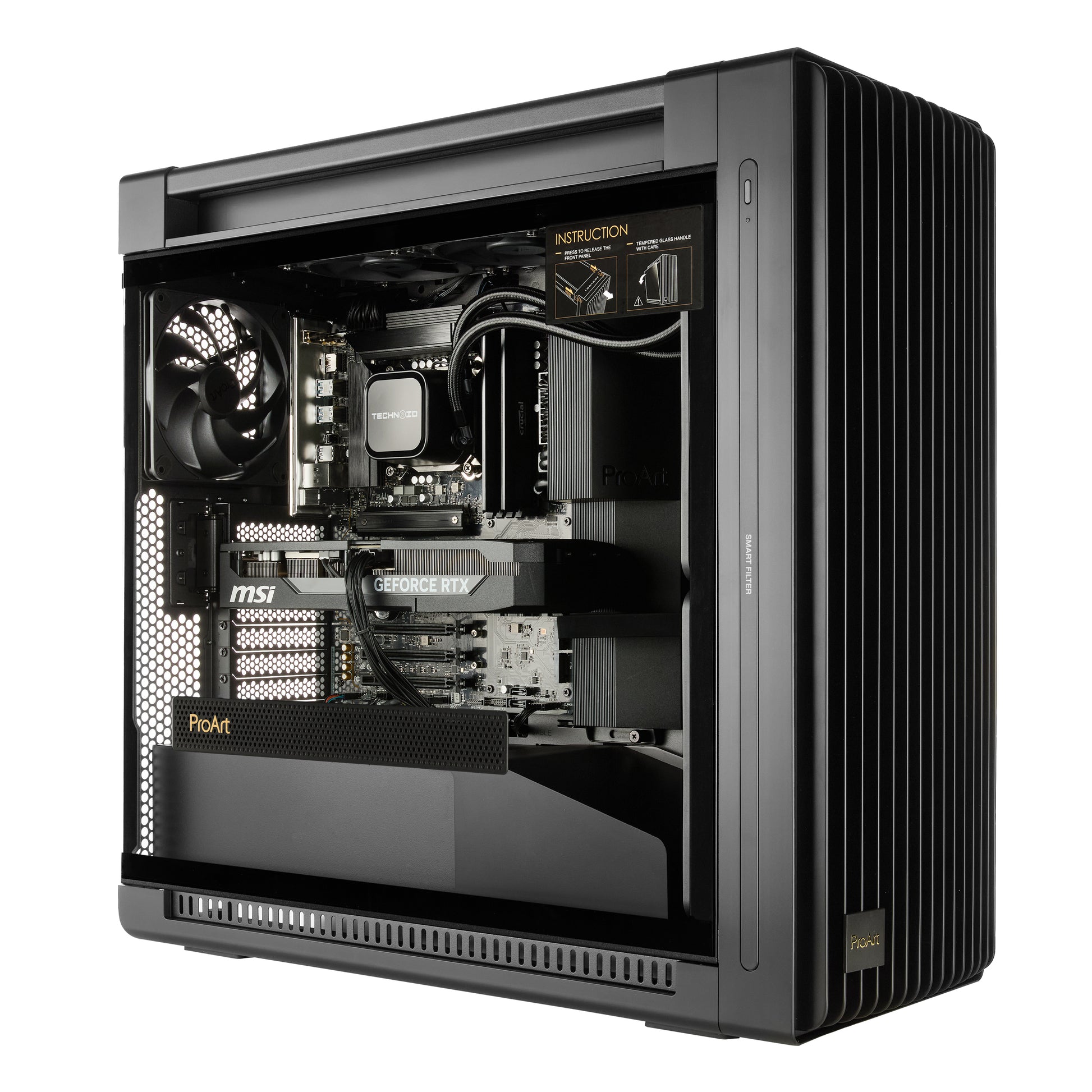 TECHNOID KNIGHT B1 - Intel Ultra Core 9 285KF - Nvidia GeForce RTX 5070 Ti - 64GB DDR5 - 2TB NVMe - W 11 PRO