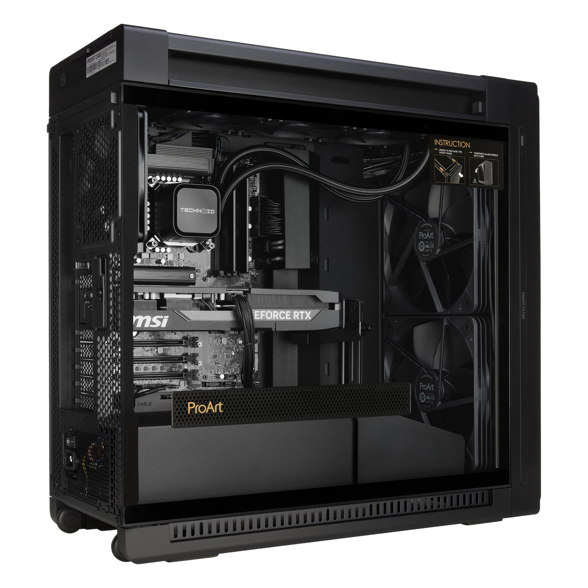 TECHNOID KNIGHT B3 - Intel Ultra Core 9 285KF - Nvidia GeForce RTX 5090 - 64GB DDR5 - 2TB NVMe - W 11 PRO