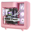 TECHNOID Infinity Gaming PC (AMD Radeon RX 9070 XT - AMD RYZEN 7 7800X3D - 32 GB DDR5 RAM - 1TB SSD - AI Ready - Windows 11 H - Wifi - HYTE X50 Strawberry Milk)
