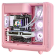 TECHNOID Infinity Gaming PC (AMD Radeon RX 9070 XT - AMD RYZEN 7 7800X3D - 32 GB DDR5 RAM - 1TB SSD - AI Ready - Windows 11 H - Wifi - HYTE X50 Strawberry Milk)