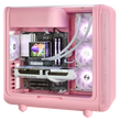 TECHNOID Infinity Gaming PC (AMD Radeon RX 9070 XT - AMD RYZEN 7 7800X3D - 32 GB DDR5 RAM - 1TB SSD - AI Ready - Windows 11 H - Wifi - HYTE X50 Strawberry Milk)
