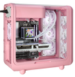 TECHNOID Infinity Gaming PC (AMD Radeon RX 9070 XT - AMD RYZEN 7 7800X3D - 32 GB DDR5 RAM - 1TB SSD - AI Ready - Windows 11 H - Wifi - HYTE X50 Strawberry Milk)