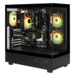 TECHNOID Glass Gaming PC - GeForce RTX 5080 - AMD Ryzen 7 9800X3D - 64GB DDR5 - 2TB SSD - Win 11 PRO - AI Ready - 850w 80 Plus Gold PSU - VR Compatible - Black