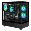 TECHNOID Glass Gaming PC - GeForce RTX 5080 - AMD Ryzen 7 9850X3D - 32GB DDR5 - 2TB SSD - Win 11 PRO - AI Ready - 850w 80 Plus Gold PSU - VR Compatible - Black
