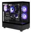 TECHNOID Glass Gaming PC - GeForce RTX 5080 - AMD Ryzen 7 9800X3D - 64GB DDR5 - 2TB SSD - Win 11 PRO - AI Ready - 850w 80 Plus Gold PSU - VR Compatible - Black