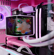 TECHNOID Limited Edition Gaming Pc (Amd Ryzen 7 9700x - RTX 5070 - 2TB SSD - 32GB RAM DDR5- Win 11 Pro - HYTE Y70 - pink)
