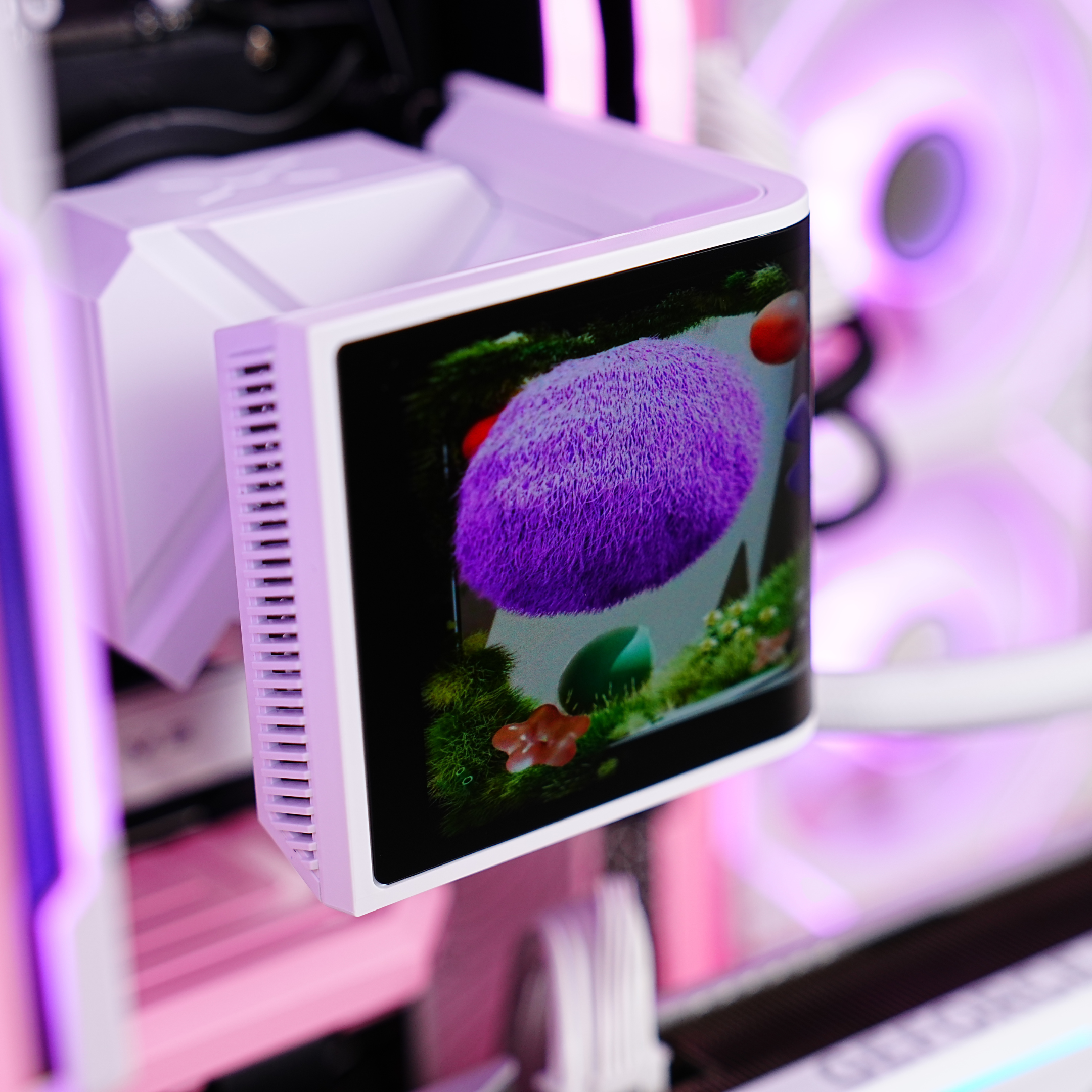 TECHNOID Limited Edition Gaming Pc (AMD Ryzen 7 7800X3D - RTX 5070 - 2TB SSD - 32GB RAM DDR5- Win 11 Pro - HYTE Y70 - pink)