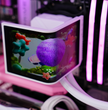 TECHNOID Limited Edition Gaming Pc (Amd Ryzen 7 9700x - RTX 5070 - 2TB SSD - 32GB RAM DDR5- Win 11 Pro - HYTE Y70 - pink)