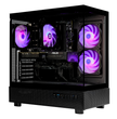 TECHNOID Glass Gaming PC - AMD Radeon RX 9070 XT- AMD Ryzen 7 7700 - 32GB DDR5 - 1TB SSD - Win 11 H - AI Ready - VR Compatible - Black
