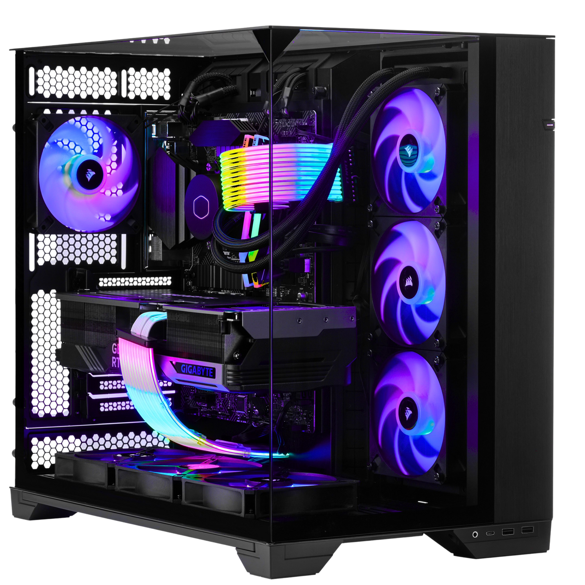 TECHNOID Ignite Gaming PC - AMD Ryzen 7 9800X3D, 64GB Ram, 2TB SSD, RTX 5080 , Windows 11 Pro
