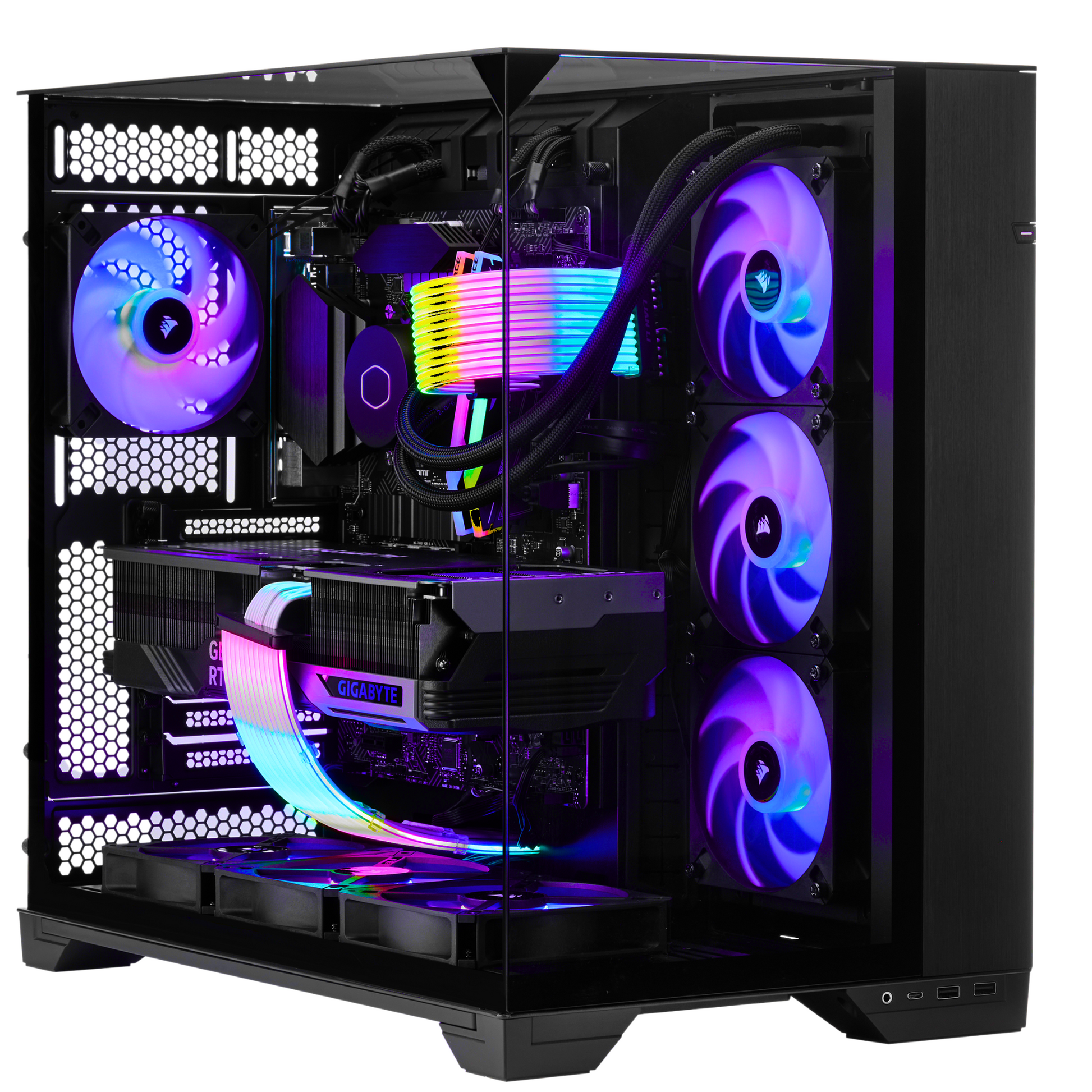 TECHNOID Ignite Gaming PC - AMD Ryzen 7 9800X3D, 64GB Ram, 2TB SSD, RTX 5080 , Windows 11 Pro