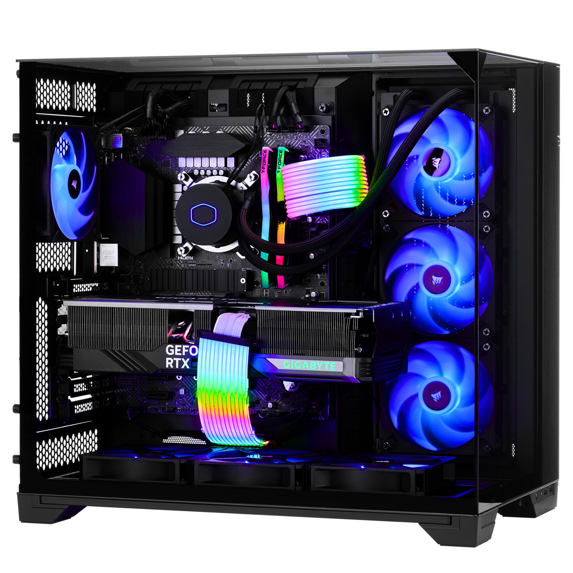TECHNOID Ignite Gaming PC - AMD Ryzen 7 9800X3D, 64GB Ram, 2TB SSD, RTX 5080 , Windows 11 Pro