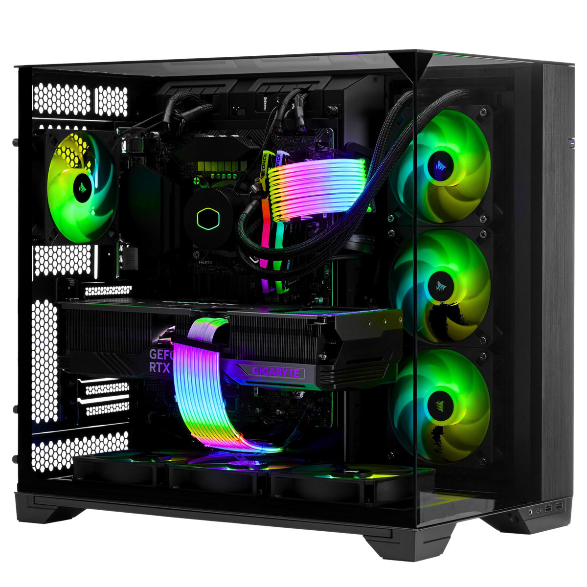TECHNOID Ignite Gaming PC - AMD Ryzen 7 9800X3D, 64GB Ram, 2TB SSD, RTX 5080 , Windows 11 Pro