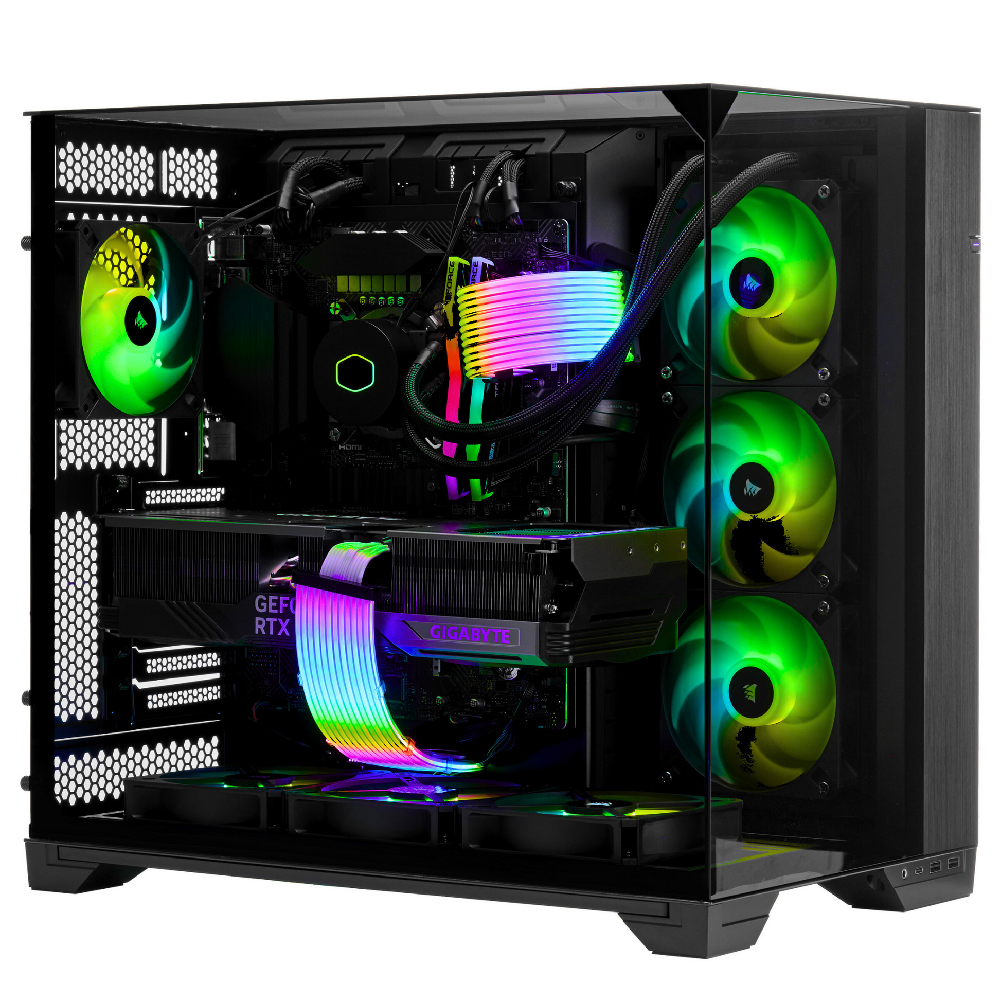 TECHNOID Ignite Gaming PC - AMD Ryzen 7 9800X3D, 64GB Ram, 2TB SSD, RTX 5080 , Windows 11 Pro