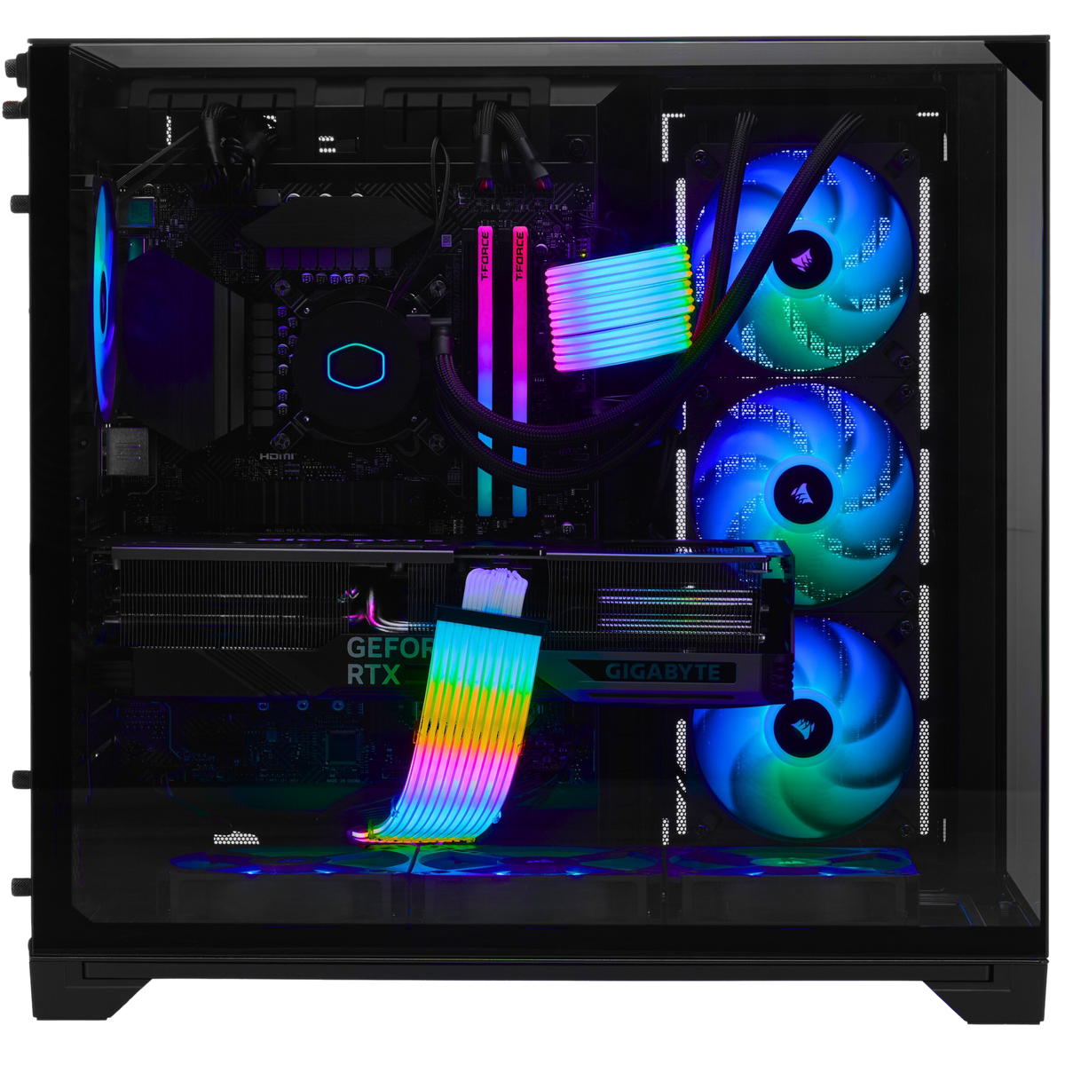 TECHNOID Ignite Gaming PC - AMD Ryzen 7 9800X3D, 64GB Ram, 2TB SSD, RTX 5080 , Windows 11 Pro