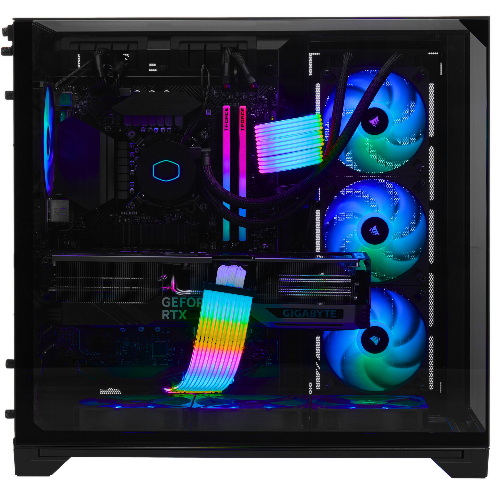 TECHNOID Ignite Gaming PC - AMD Ryzen 7 9800X3D, 64GB Ram, 2TB SSD, RTX 5080 , Windows 11 Pro