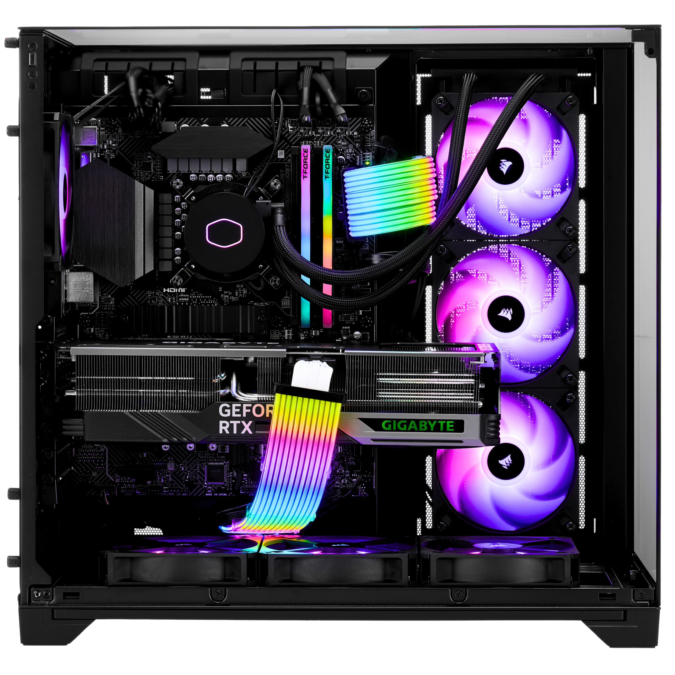 TECHNOID Ignite Gaming PC - AMD Ryzen 7 9800X3D, 64GB Ram, 2TB SSD, RTX 5080 , Windows 11 Pro