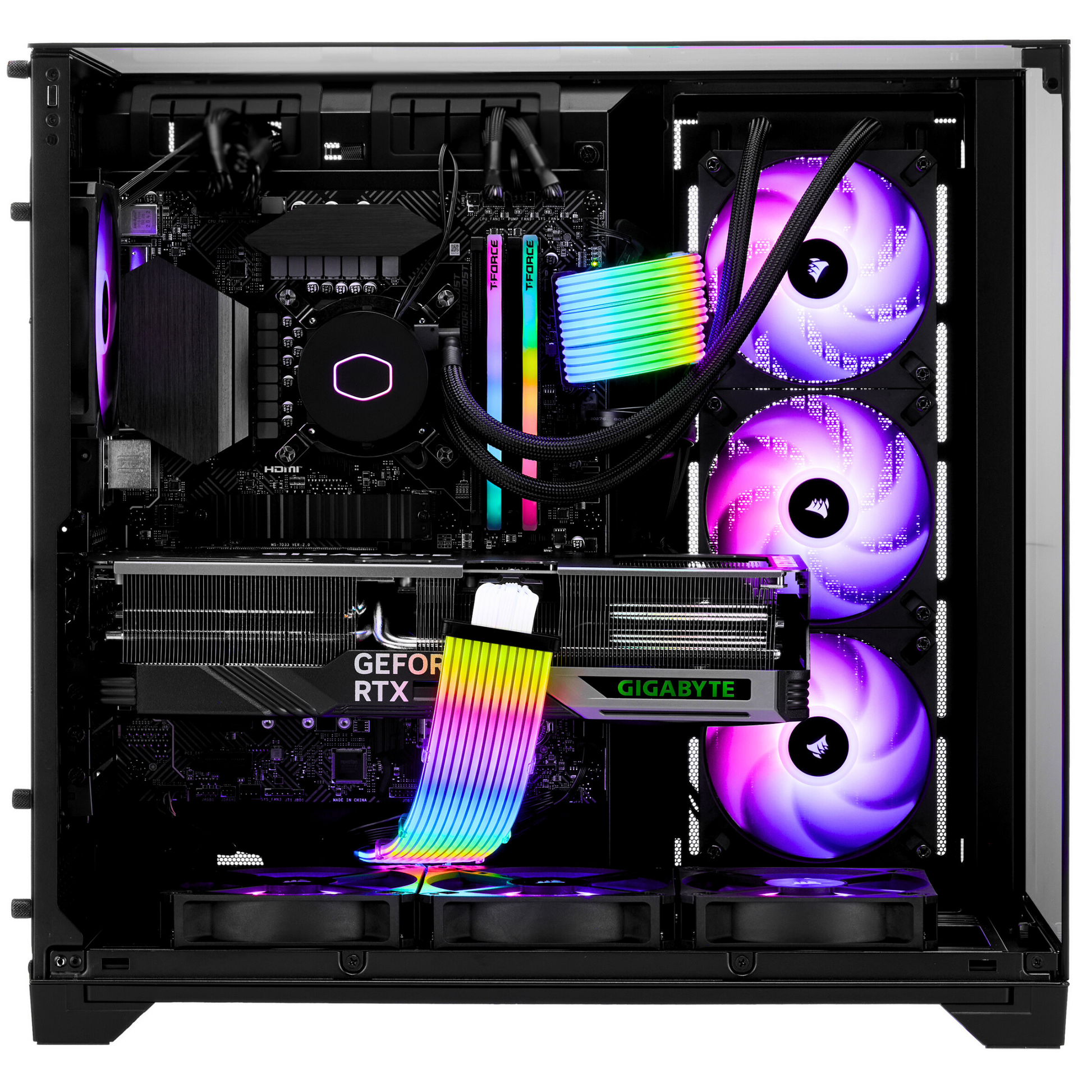 TECHNOID Ignite Gaming PC - AMD Ryzen 7 9800X3D, 64GB Ram, 2TB SSD, RTX 5080 , Windows 11 Pro