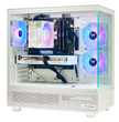 TECHNOID Glass Gaming PC - AMD Radeon RX 9060 XT - AMD Ryzen 5 9600x - 32GB DDR5 - 1TB SSD - Win 11 PRO - AI Ready - VR Compatible - White
