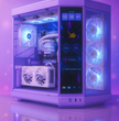 TECHNOID Limited Edition Gaming Pc (Amd Ryzen 7 7700 - RTX 5070 - 2TB SSD - 32GB RAM DDR5- Win 11 Pro - HYTE Y70 Touch infinite Taro Milk - Purple)