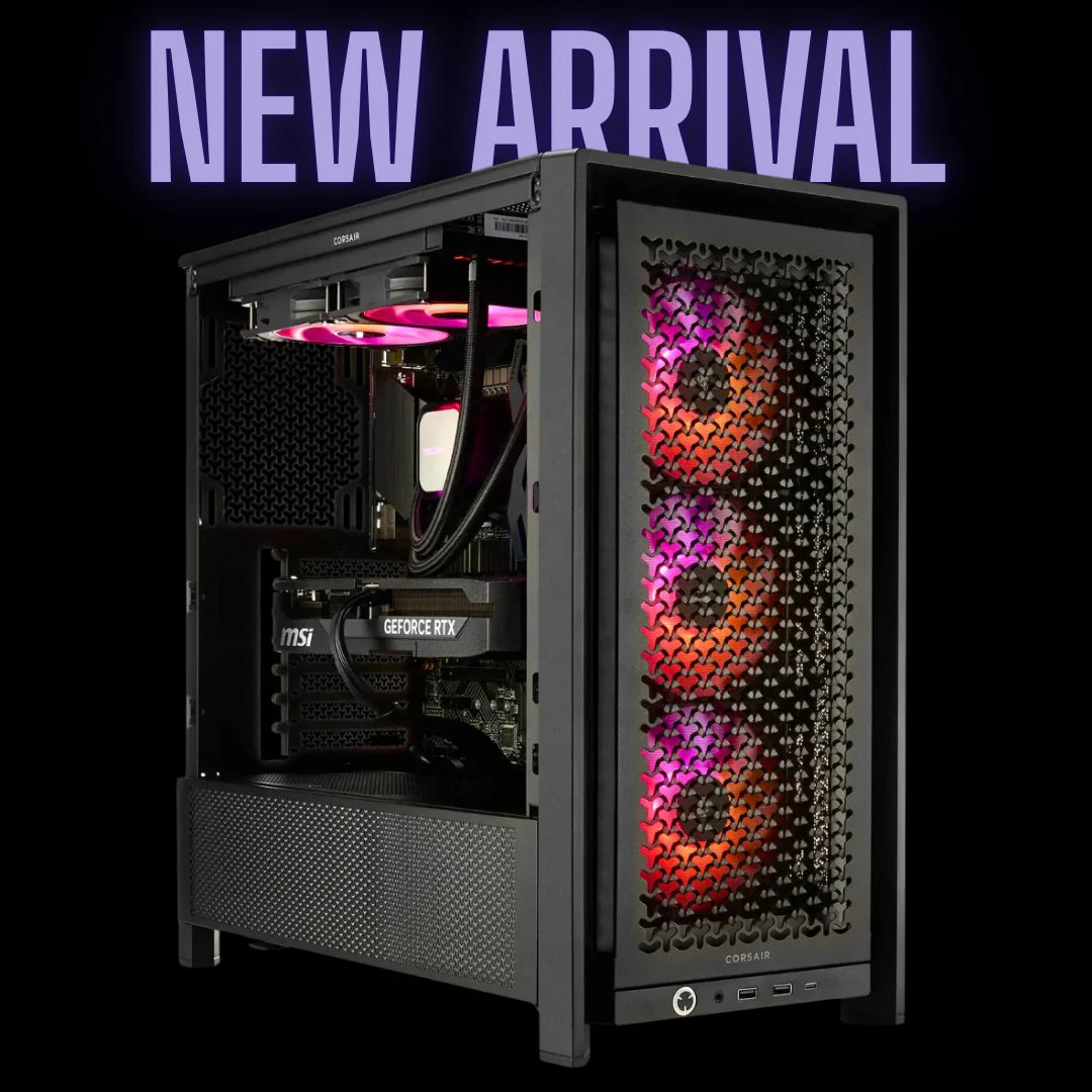 TECHNOID Ultimate Gaming PC - GeForce RTX 5080 - AMD Ryzen 7 9850X3D - 64GB DDR5 - 2TB SSD - Win 11 PRO - AI Ready - 850w 80 Plus Gold PSU - VR Compatible - Black