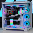TECHNOID Frozen Gaming PC - RTX 5070 - AMD Ryzen 7 7800X3D - 32GB DDR5 - 2TB SSD - Win 11 PRO - AI Ready - 850w 80 Plus Gold PSU - VR Compatible - White
