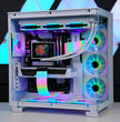 TECHNOID Frozen Gaming PC - RTX 5070 - AMD Ryzen 7 7800X3D - 32GB DDR5 - 2TB SSD - Win 11 PRO - AI Ready - 850w 80 Plus Gold PSU - VR Compatible - White
