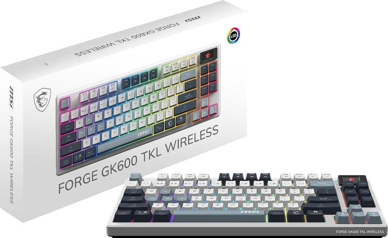 MSI FORGE GK600 TKL WIRELESS SKY