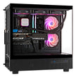 TECHNOID Glass Gaming PC - GeForce RTX 5080 - AMD Ryzen 7 7800X3D - 32GB DDR5 - 2TB SSD - Win 11 PRO - AI Ready - VR Compatible - Wifi Bluetooth - Black