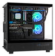 TECHNOID Glass Gaming PC - GeForce RTX 5080 - AMD Ryzen 7 7800X3D - 32GB DDR5 - 2TB SSD - Win 11 PRO - AI Ready - VR Compatible - Wifi Bluetooth - Black