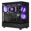 TECHNOID Glass Gaming PC - GeForce RTX 5080 - AMD Ryzen 9 9950X3D - 64GB DDR5 - 2TB SSD - Win 11 PRO - AI Ready - 850w 80 Plus Gold PSU - VR Compatible - Black