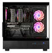 TECHNOID Glass Gaming PC - GeForce RTX 5060 Ti - AMD Ryzen 5 9600x - 32GB DDR5 - 2TB SSD - Win 11 PRO - AI Ready - VR Compatible - Black
