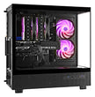 TECHNOID Glass Gaming PC - GeForce RTX 5060 Ti - AMD Ryzen 5 9600x - 32GB DDR5 - 2TB SSD - Win 11 PRO - AI Ready - VR Compatible - Black
