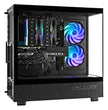 TECHNOID Glass Gaming PC - GeForce RTX 5060 Ti - AMD Ryzen 5 9600x - 32GB DDR5 - 2TB SSD - Win 11 PRO - AI Ready - VR Compatible - Black