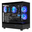 TECHNOID Glass Gaming PC - GeForce RTX 5060 Ti - AMD Ryzen 5 9600x - 32GB DDR5 - 2TB SSD - Win 11 PRO - AI Ready - VR Compatible - Black